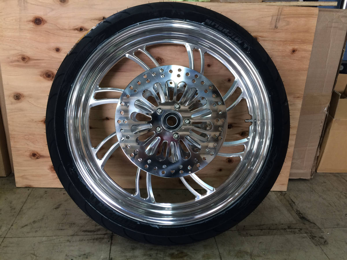  即納 2000 2017 21&times;3.5 ツアラーモデル ULTIMA Vortex Polished フロントホイール ハーレー FLTR ロードグライド 37-808 5(ハーレーダビッドソン用)｜売買されたオークション情報、yahooの商品情報をア ハーレーダビッドソン用