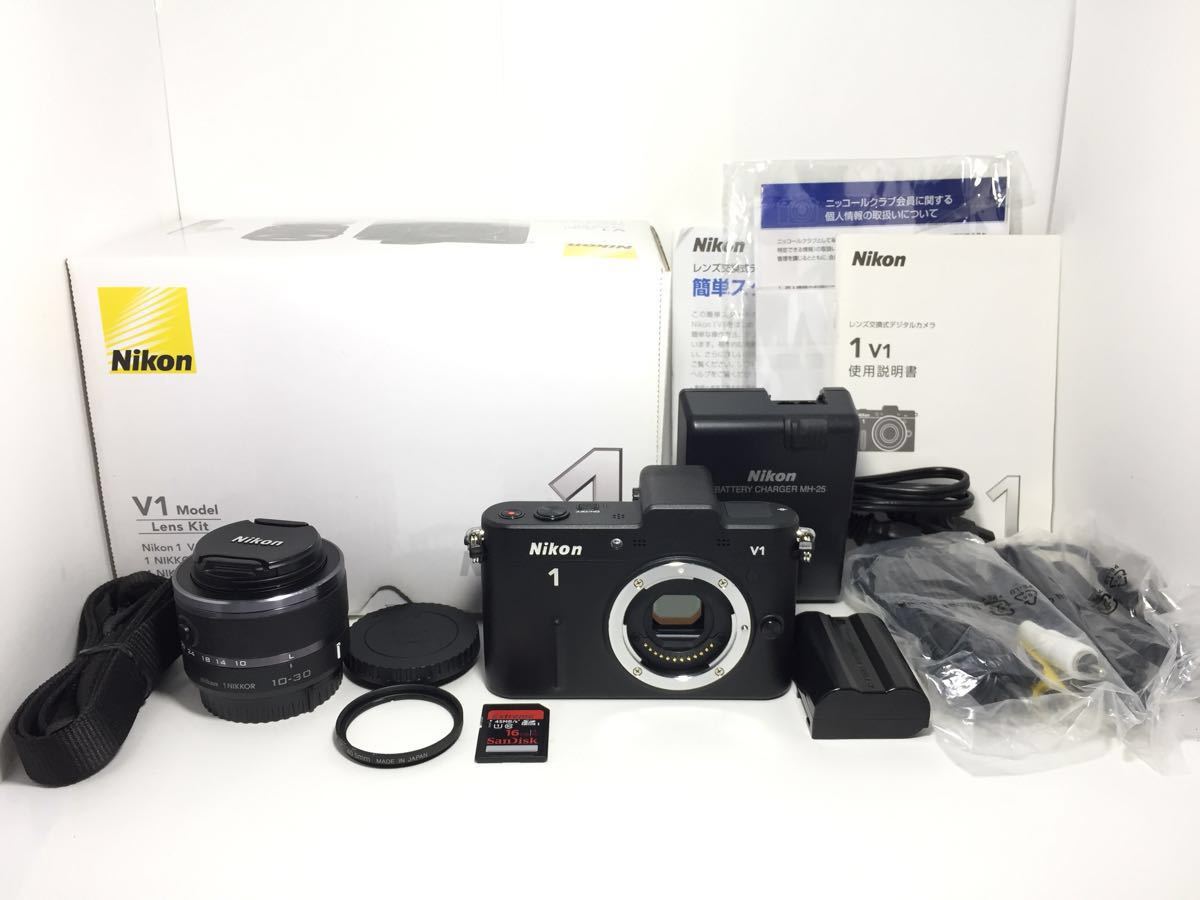 2025新款 良品 元箱 付属品多数 ニコン Nikon 1 V1 10-30mm レンズキット #175-(ニコン)｜売買されたオークション情報、yahooの商品情報をアーカイブ公開 - オークファン ニコン