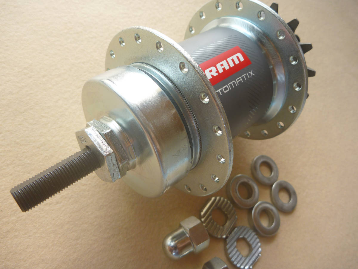 未使用 SRAM AUTOMATIX 2速自動変速ハブ 36H スラム