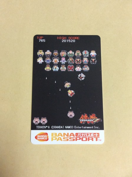 鉄拳7 ギャラガ柄 バナパス バナパスポート 未使用 即決(ICカード