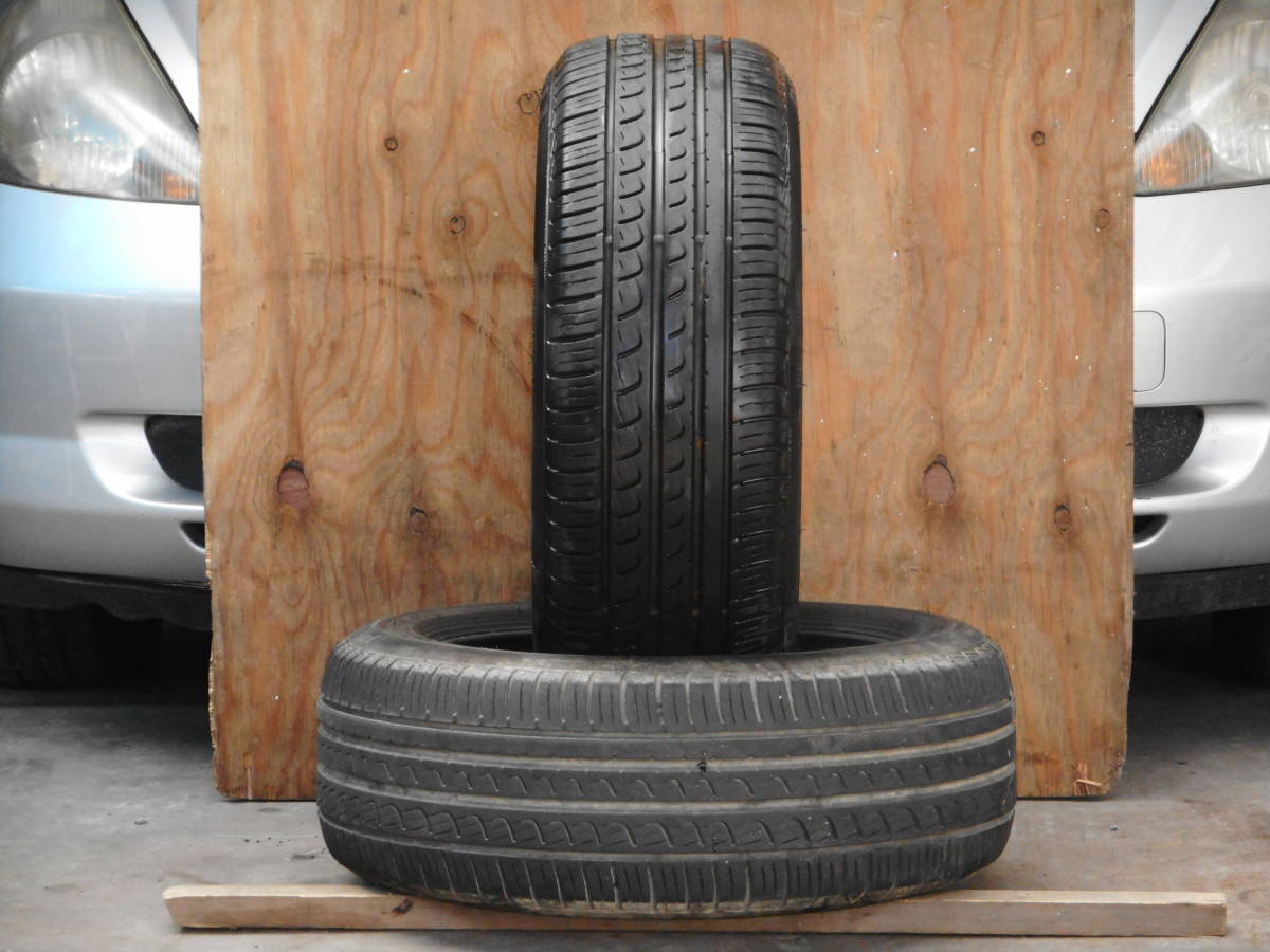 中古激安タイヤ PIRELLI P7 205/55R16 2本 ピレリ バリ山 110元
