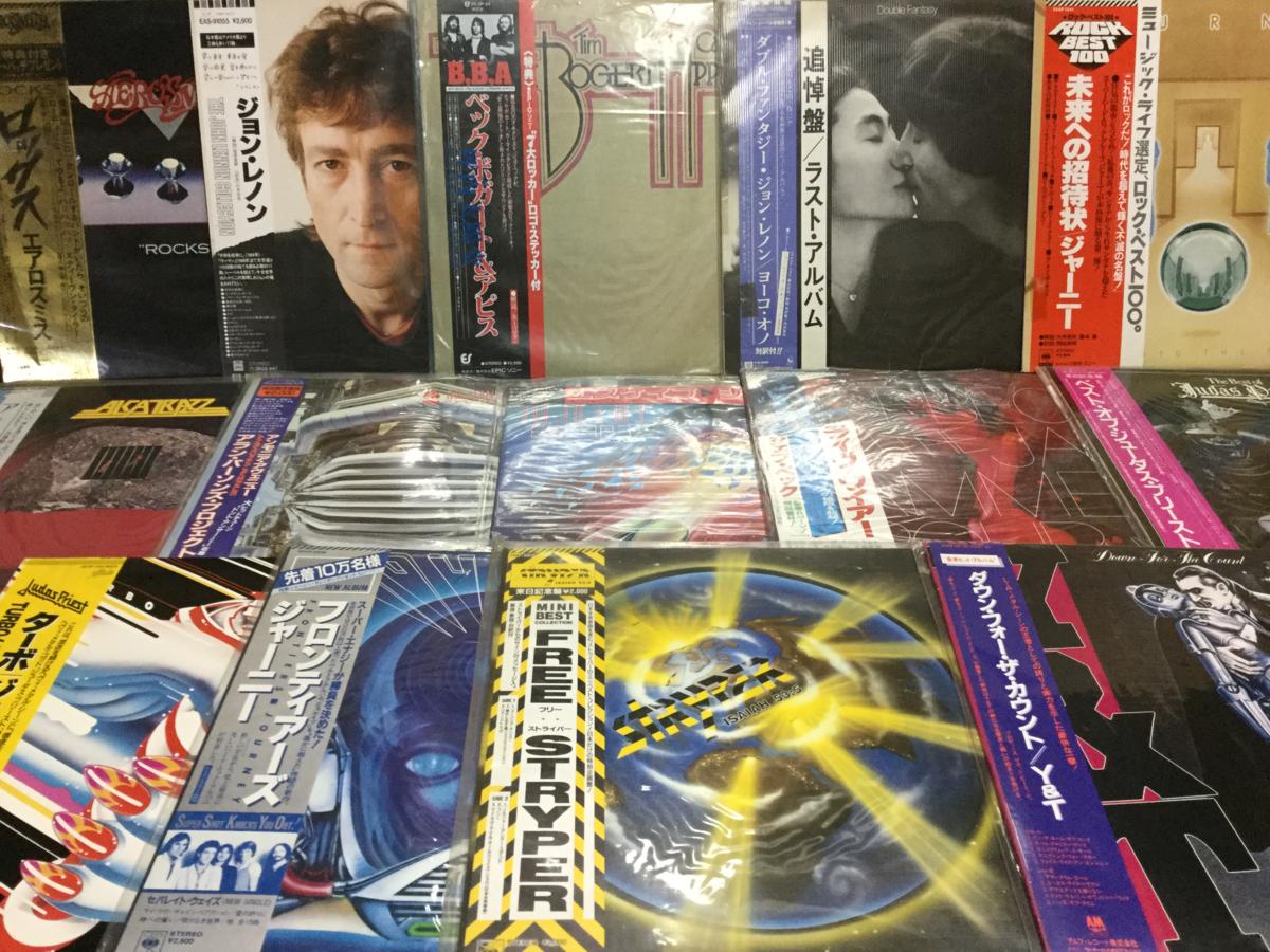 a0809 洋楽ロック・ポップス 全帯付き LP530枚セット 100×10箱 *530