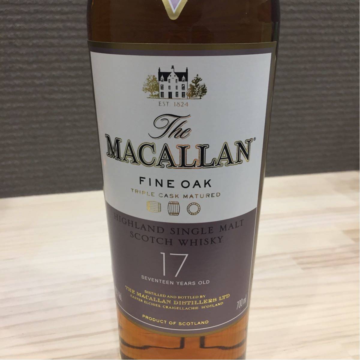 未開栓 The MACALLAN マッカラン 17年 ファインオーク 700ml FINE OAK