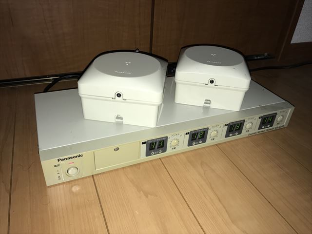 パナソ 800MHzワイヤレスレシーバー WX-4040 Panasonic Panasonic 4ch 800Mhzワイヤレスレシーバー WX-4040（アンテナ付