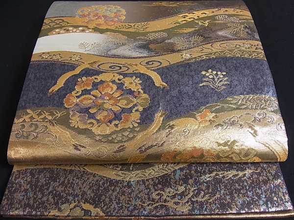 ヤフオク！ベストストア受賞店□花美人着物□六通柄袋帯 鳳翔綾重 金糸