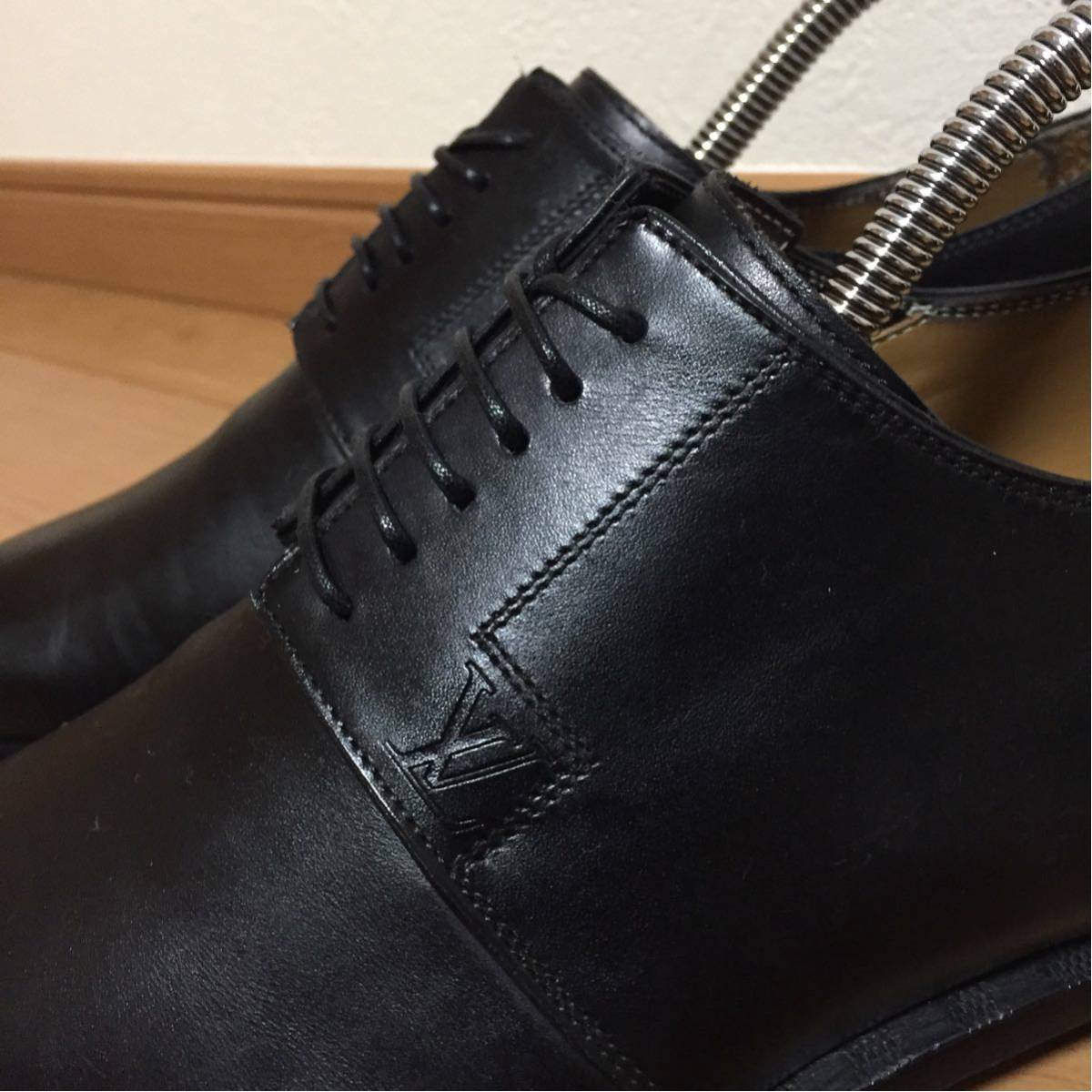 高級 LOUIS VUITTON ルイヴィトン プレーントゥ ダミエ ビジネス 