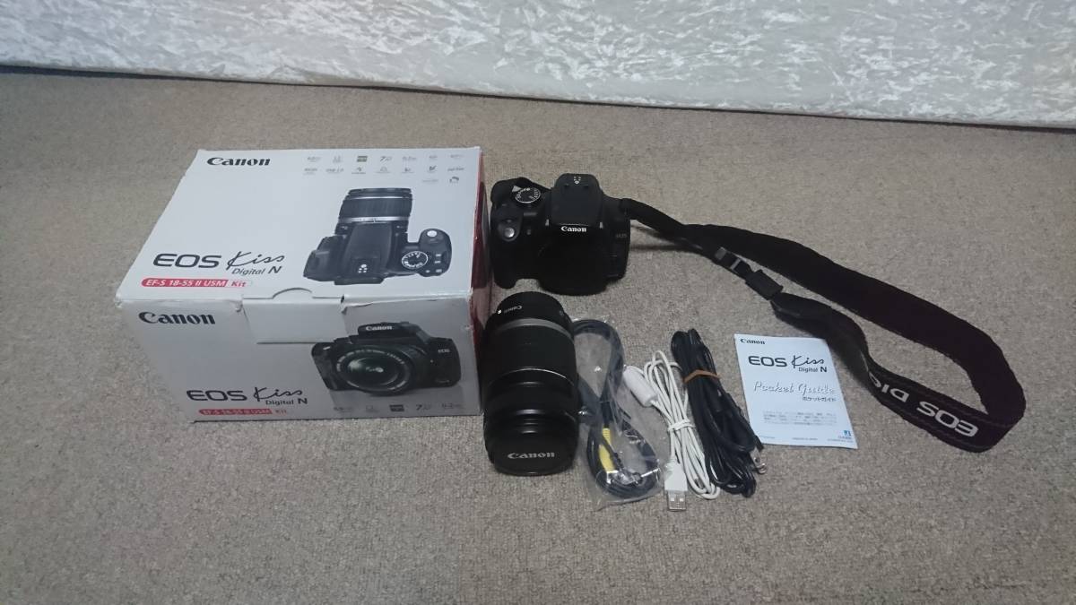 【本物保証，爆買い】 ⑧ Canon EOS kiss Digital N EF-S 55-250mm 1:4-5.6キヤノン 一眼レフカメラ(キヤノン)｜売買されたオークション情報、yahooの商品情報をアーカイブ公開 - オークファン キヤノン