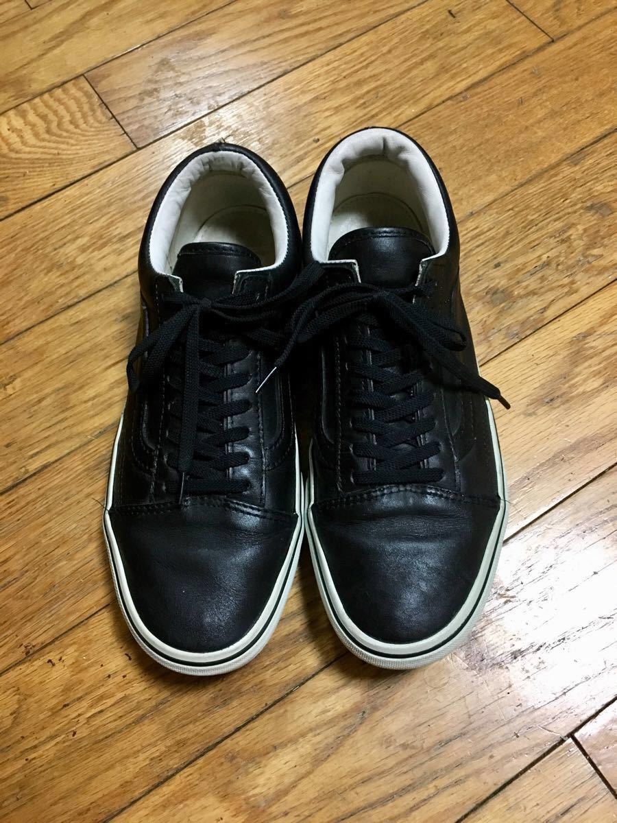 COMME des GARCONS × VANS LEATEHR OLD SKOOL OLDSKOOL コムデギャルソン バンズ レザー 革 オールドスクール BLACK ブラック 黒 skate COMMEdesGARCONS×VANSOLDSKOOL
