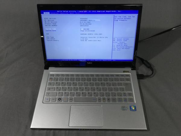 NEC PC-GL19614AU ジャンク!NEC PC-GL19614GU○Core i 7 3517U 1.9G 4G