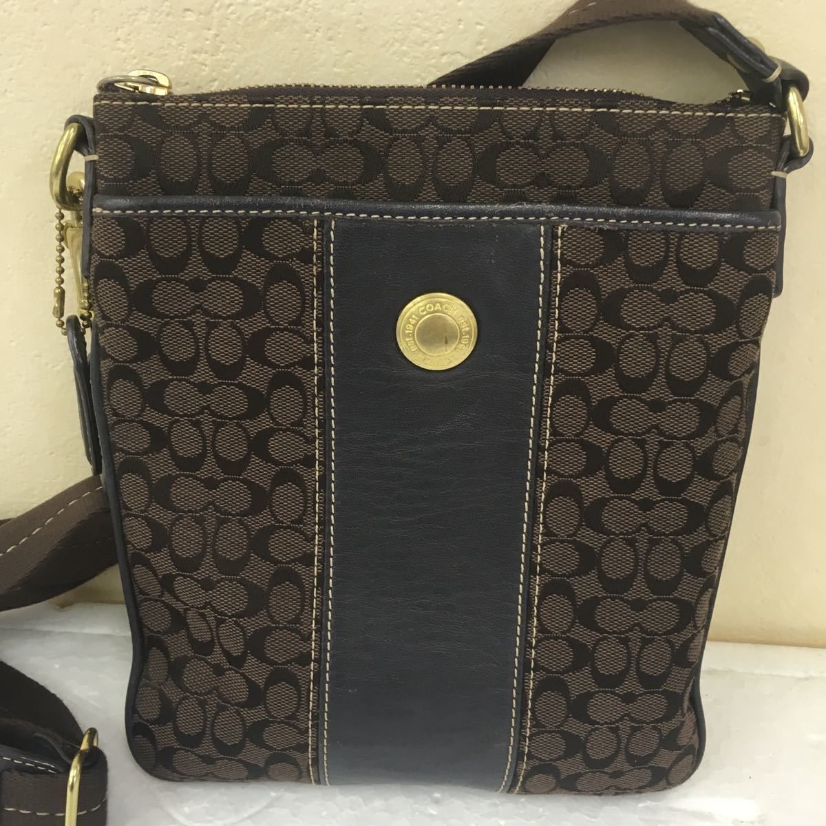 ★ コーチ シグネチャー ショルダーバック ブラウン コーチ ショルダーバッグ COACH CQ874 IMAA8 (コーチ)