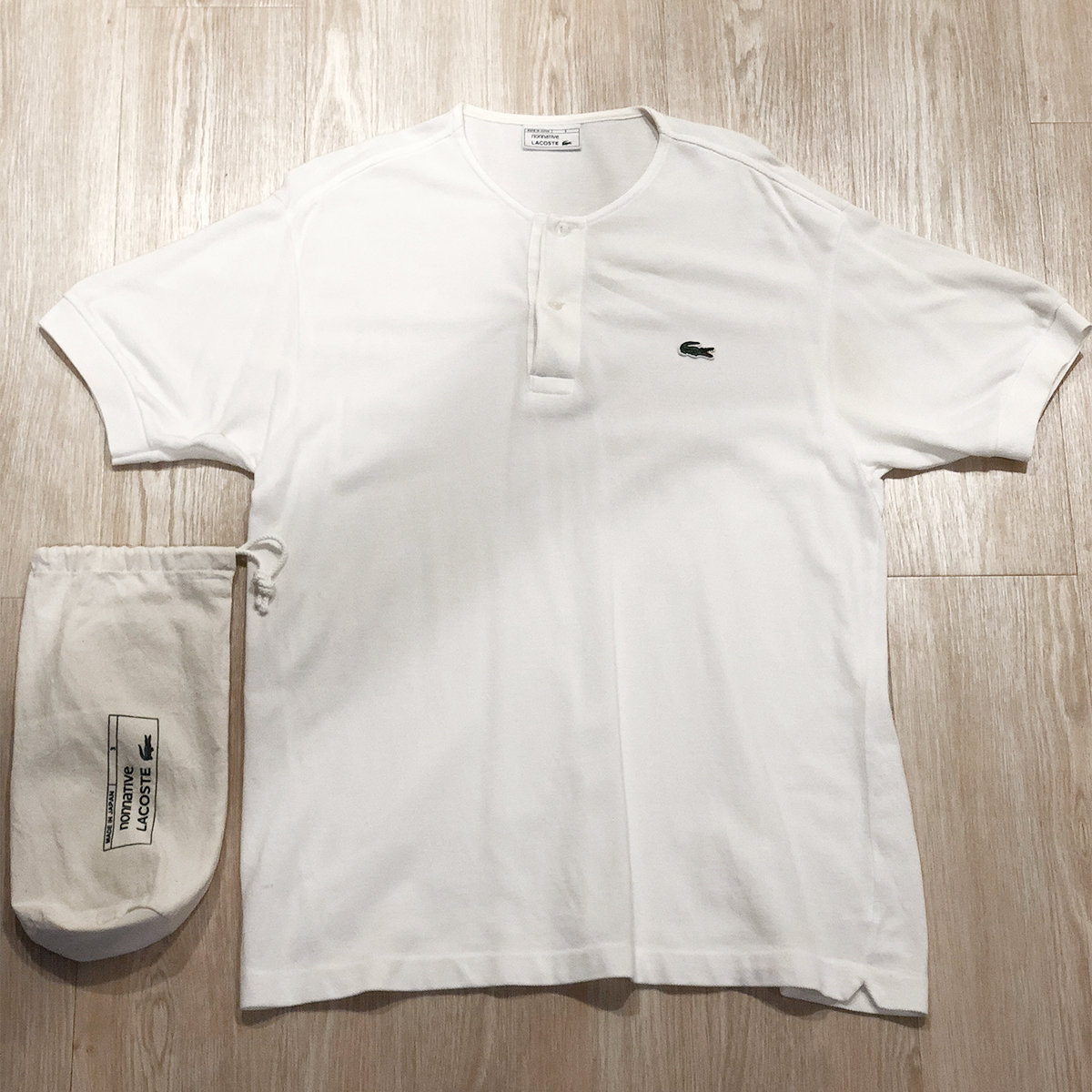 16SS アローズ 別注 ラコステ ポロシャツ size 3 エディフィス 別注 