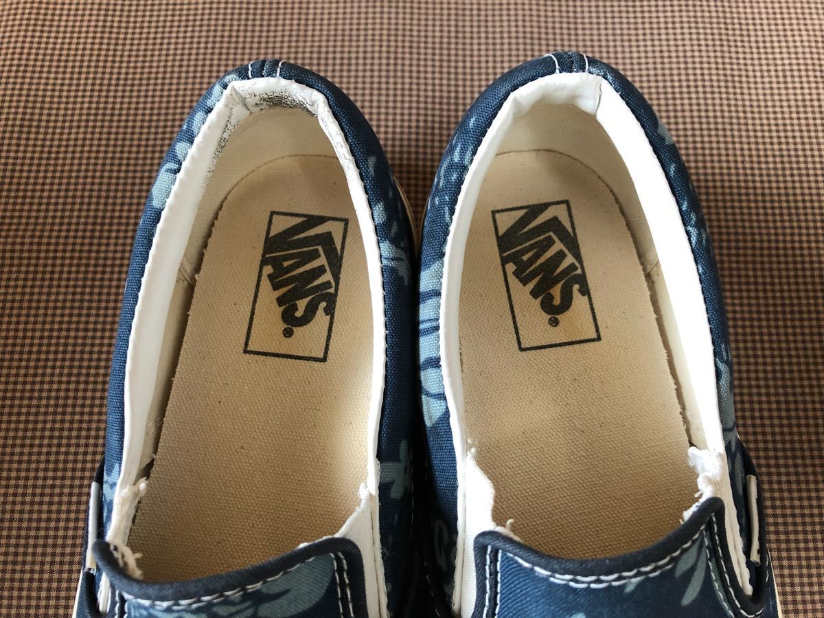 希少☆ vans ALOHA アロハ スリッポン us8.5 バンズ 花柄 slip-on 90s 