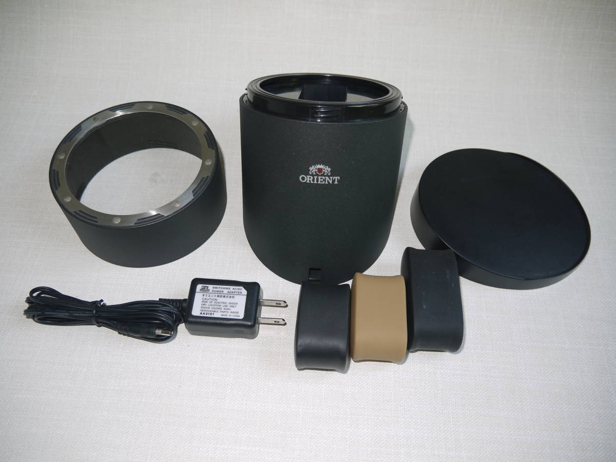 日本製オリエント時計社・ワインディングマシーン（腕時計1本用）・完動品_1