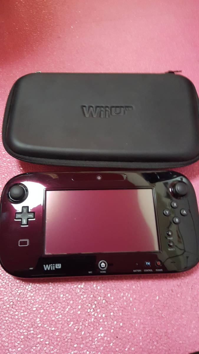 任天堂 Wii U ゲームパッド Wup 010 Jpn クロ ケース付 訳アリジャンク Wii U本体 売買されたオークション情報 Yahooの商品情報をアーカイブ公開 オークファン Aucfan Com