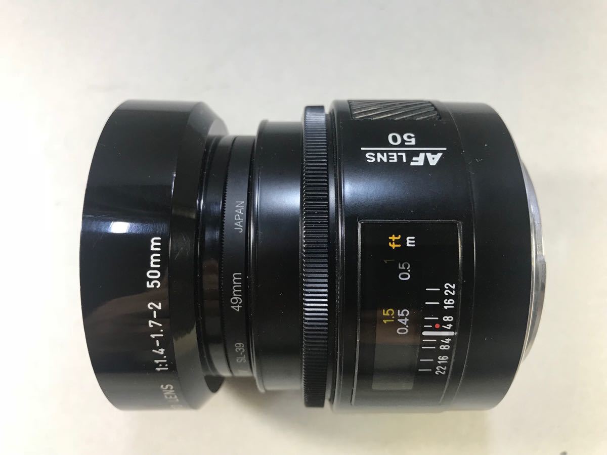 ★美品★MINOLTA ミノルタ New AF 50mm F1.4(22) ☆MINOLTA ミノルタ AF 50mm 1:1.4 (22)(B013) MINOLTA ミノルタ AF