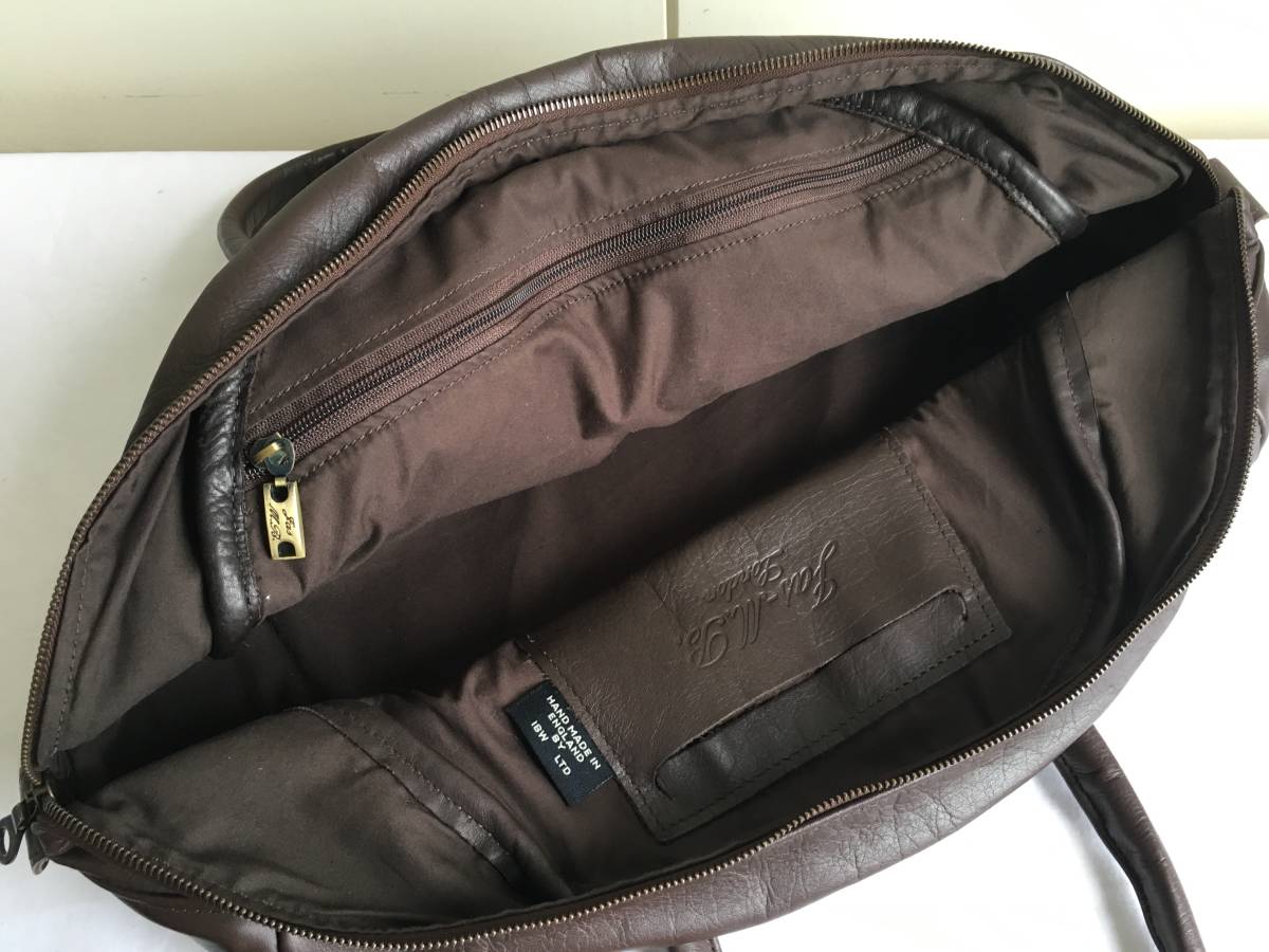 美品◎イギリス高級ブランド Jas M.B. Londonジャス エムビー レザー