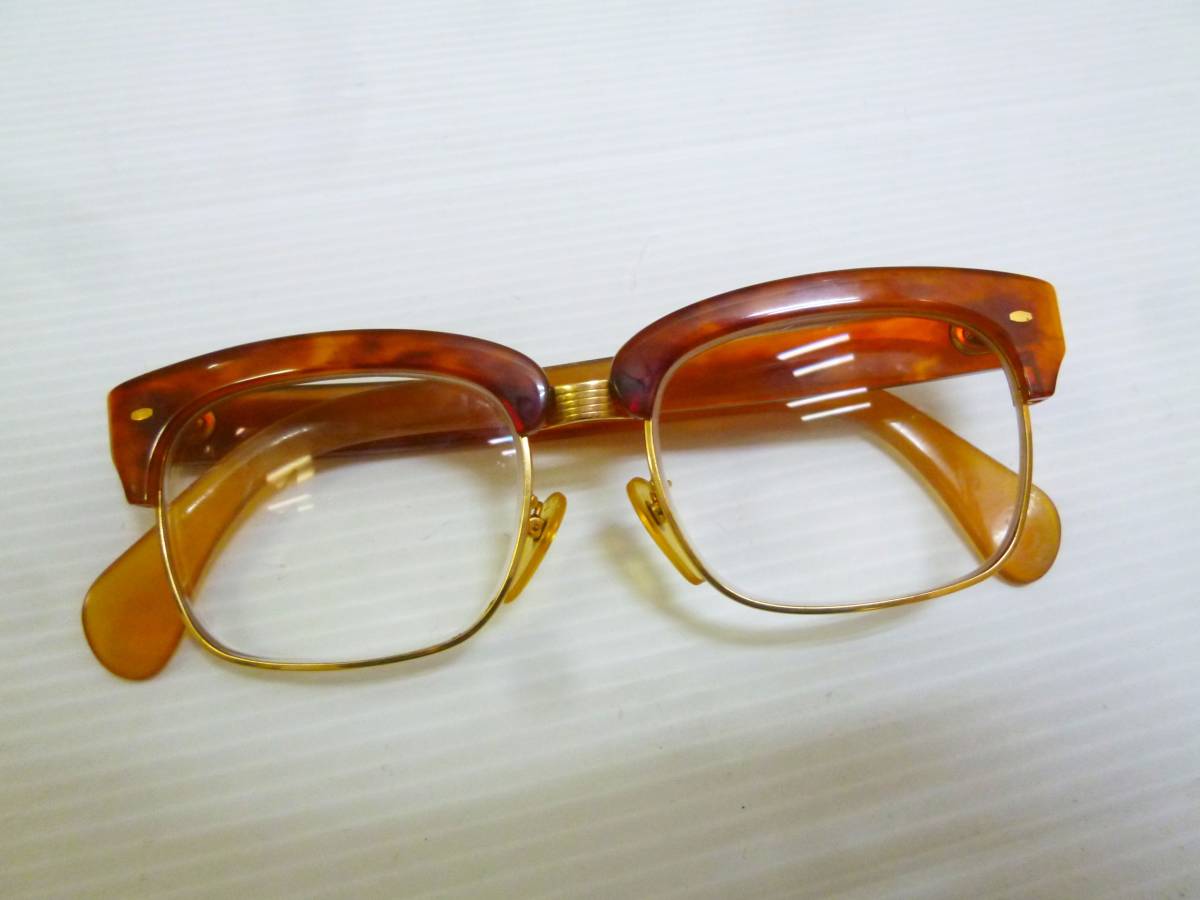 メガネ メルカリ 本鼈甲 K18 眼鏡 ⁄ べっ甲 | 天然べっこう 白ばら甲 