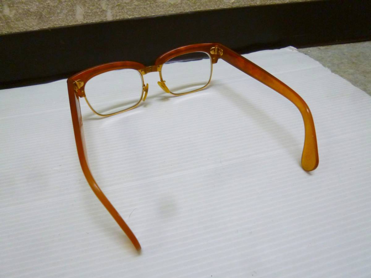 メガネ メルカリ 本鼈甲 K18 眼鏡 ⁄ べっ甲 | 天然べっこう 白ばら甲 