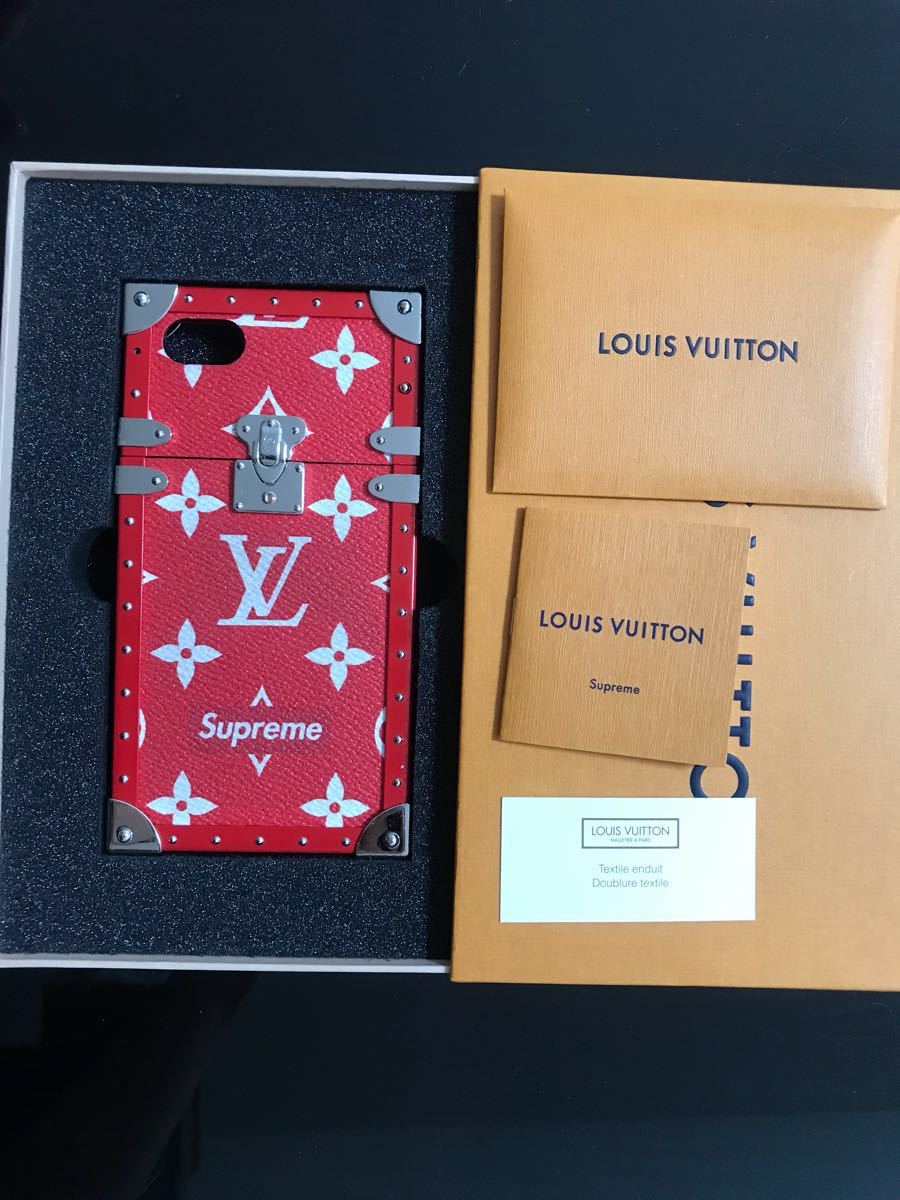 Louis Vuitton×supreme iPhone7用ケース Louis Vuitton Supreme Eye
