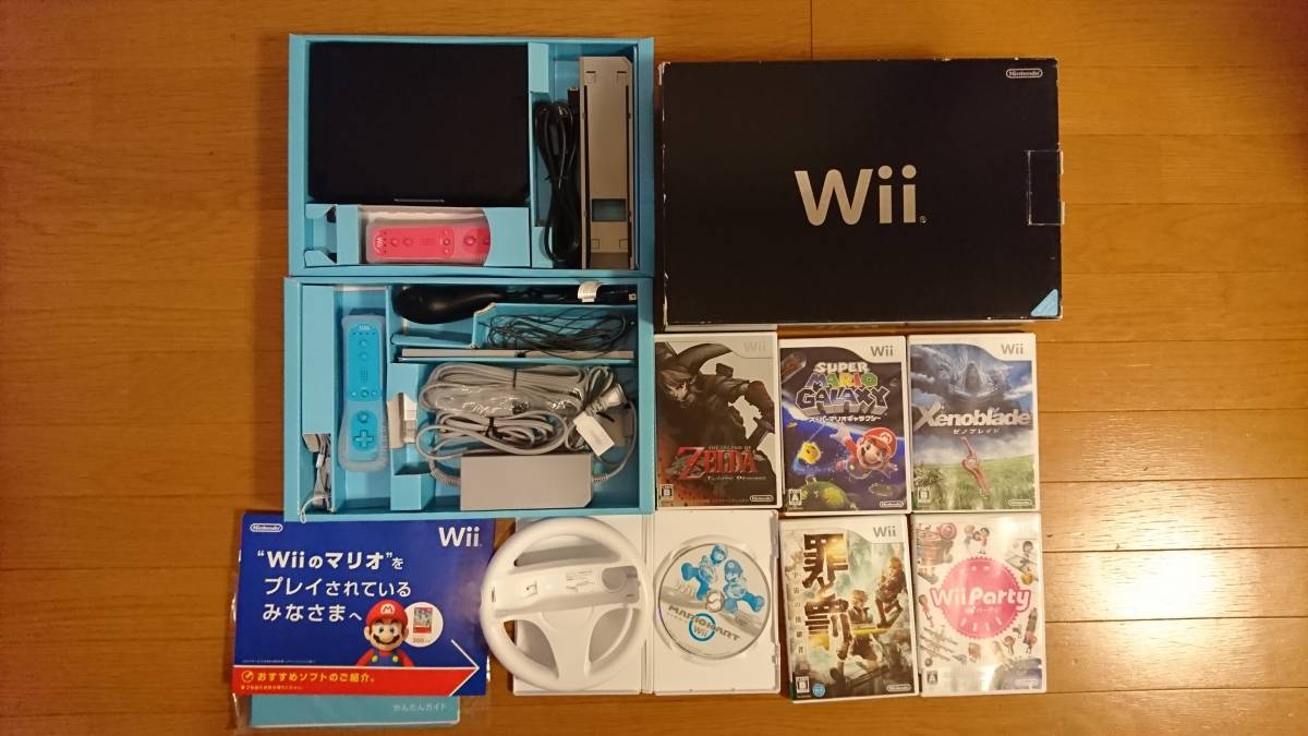 Wii Wii本体 クロ 付属品完備 ソフト6本 ゼノブレイド他 Uで『ゼノブレイドクロス』が発売された日。惑星を丸ごと作っ