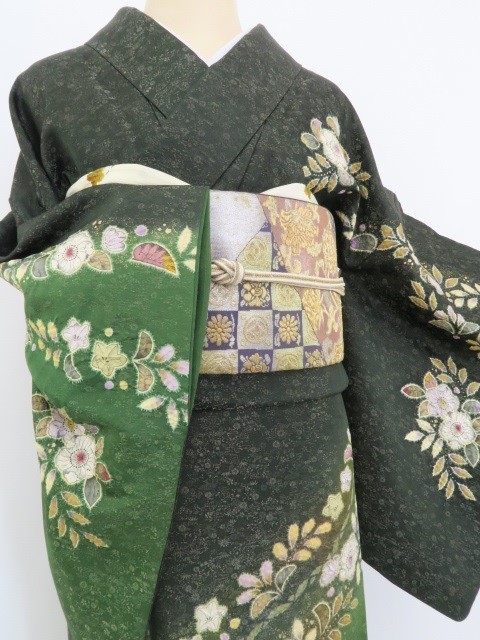 ゆめsaku 美品 翠山工房 桐屋の辻ヶ花 徳永憲峯“秋麗が呼ぶ夢幻の風の