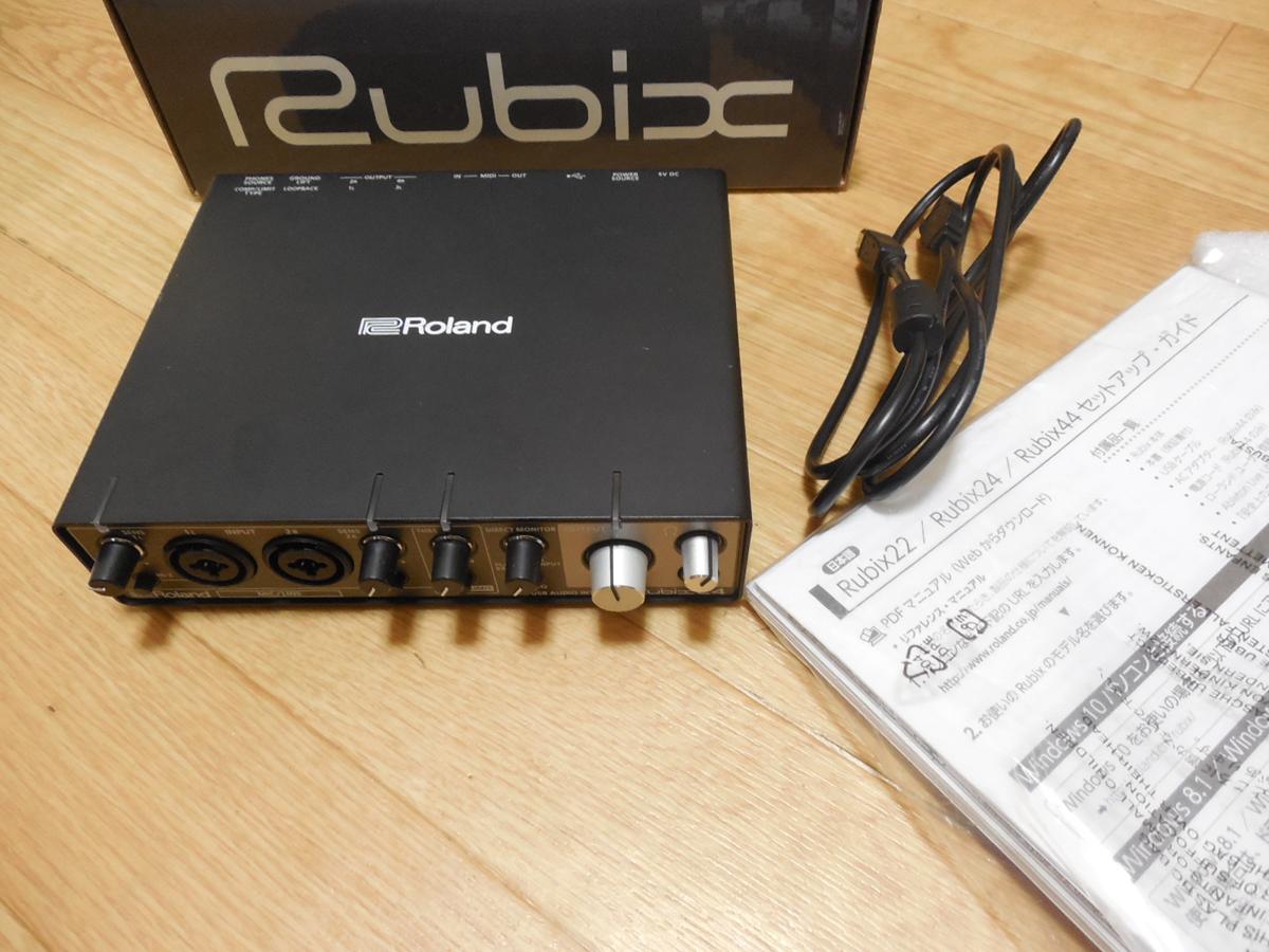 ローランド Rubix24 ジャンク USBオーディオインターフェース Roland