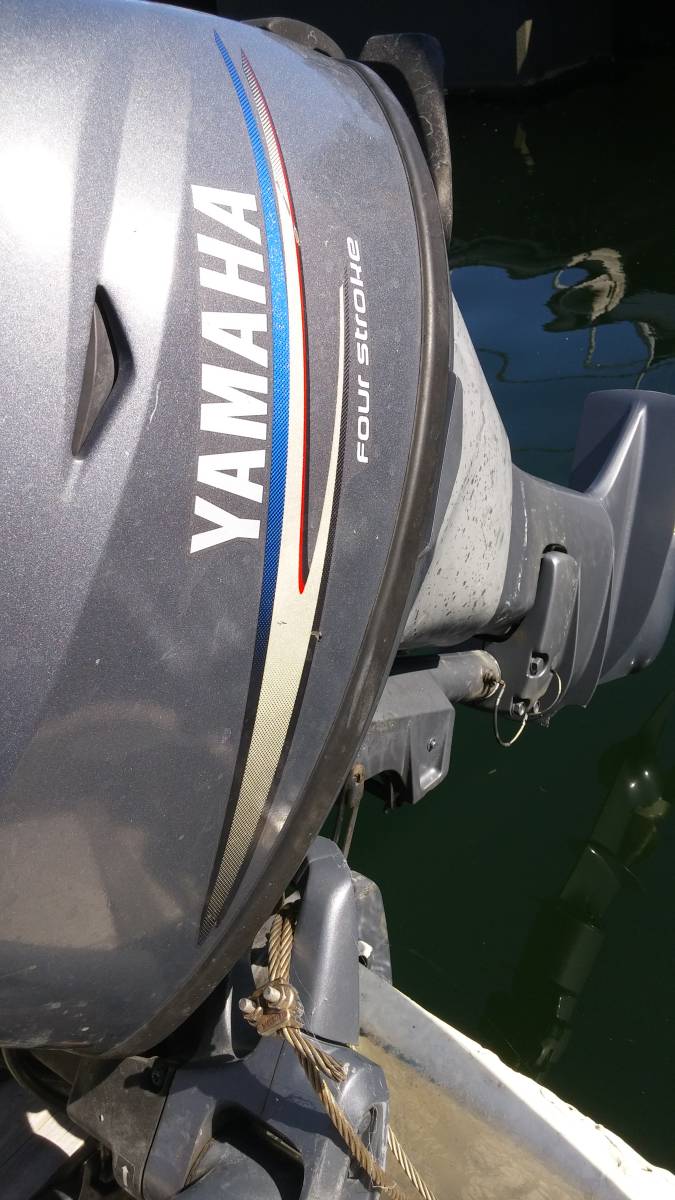 15馬力 船外機 - | メルカリ YAMAHA 4st セル付き 程度良好 エンジン一 
