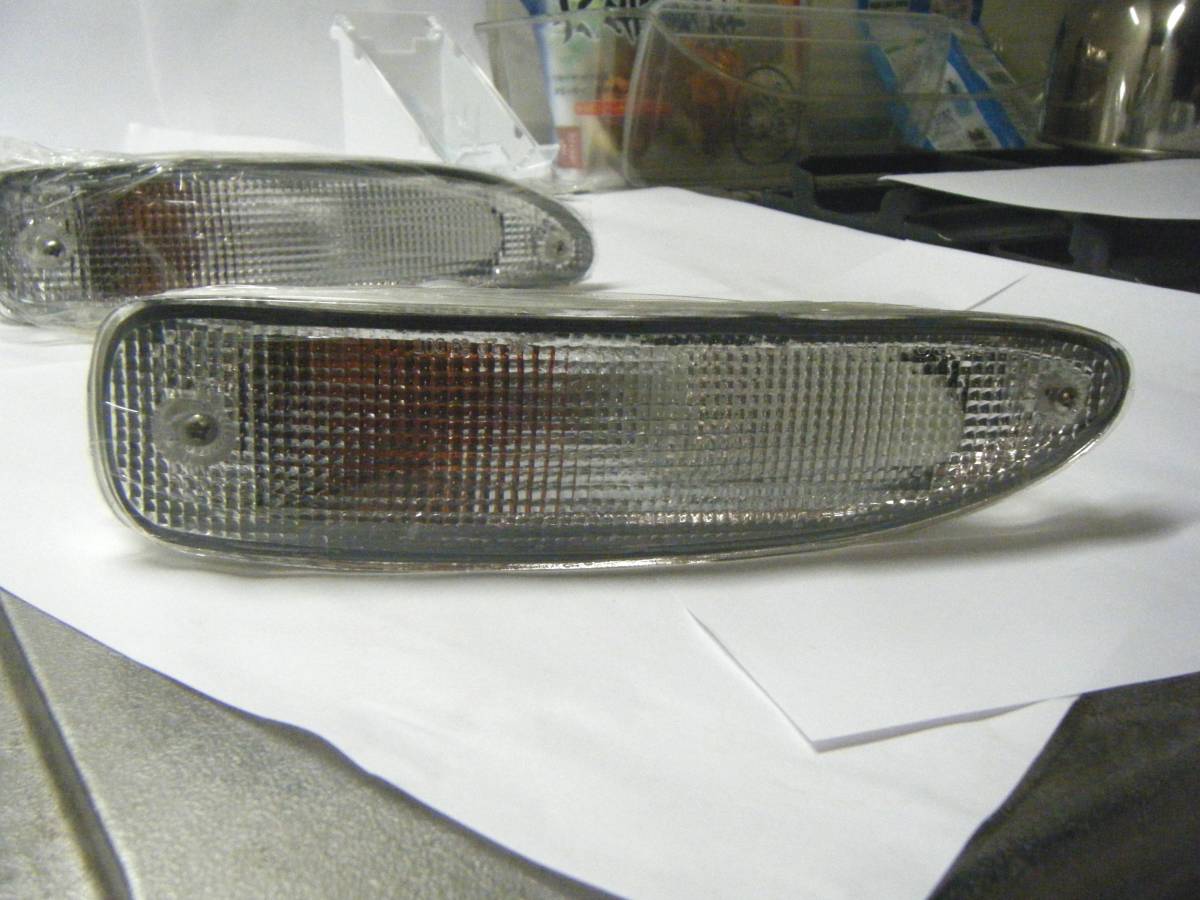 日産180SX クリアフロントウインカー（社外品） 180SX 中期 ⁄ RPS13用