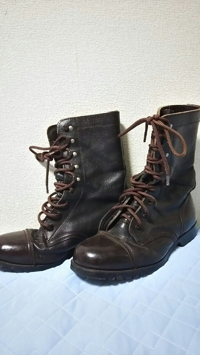 レア品！陸上自衛隊旧半長靴26.5㎝（27㎝～27.5cm可能！） 【公式通販】