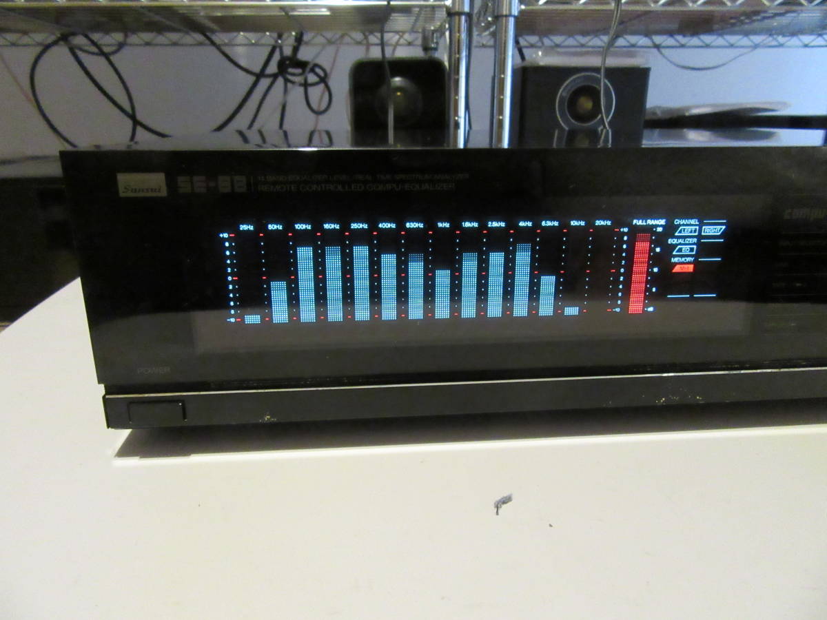 SANSUI SE-88 14バンド ステレオグラフィックイコライザー 内部清掃 接点洗浄 メンテナンス施行 音出し動作確認済み リモコン欠品 送料着払