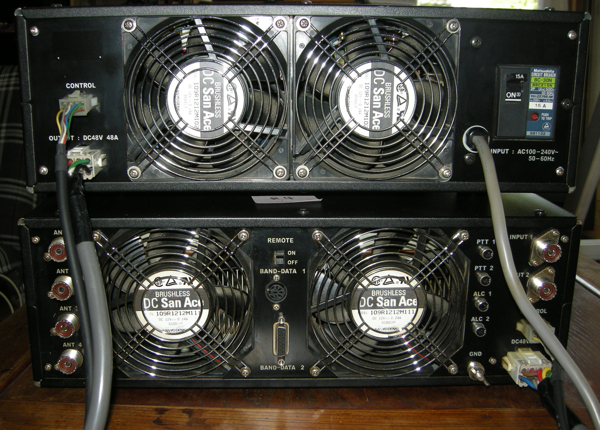 八重洲 YAESU リニアアンプ VL-1000 と VP-1000 全バンド1Kw出力 動作 