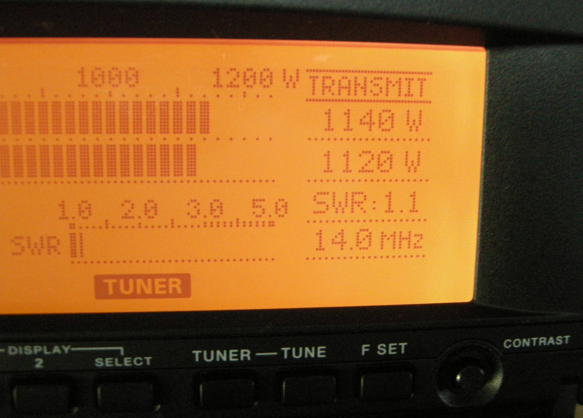 八重洲 YAESU リニアアンプ VL-1000 と VP-1000 全バンド1Kw出力 動作 