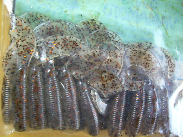 ゲーリーヤマモト グラブ 4インチ 20本 クリアーBブロンズフレーク gary yamamoto_3