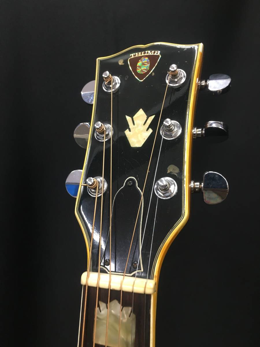 寺田楽器 thumb W180 1970年代 ビンテージ アコースティックギター Yahoo!オークション - 「thumb アコギ」アコースティックギター