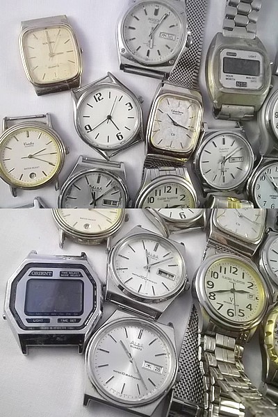 腕時計　ジャンク　まとめ売り　112個 時計まとめ売り［ジャンク］