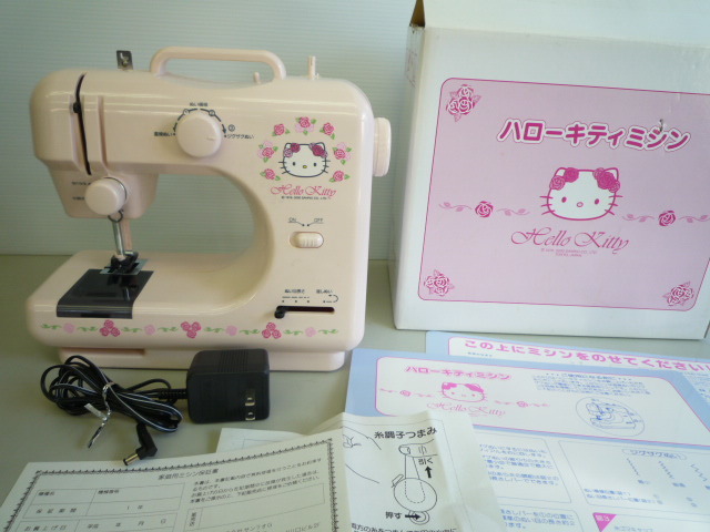 良品】☆株式会社シンコー☆ハローキティミシン YN-425 小型 ピンク