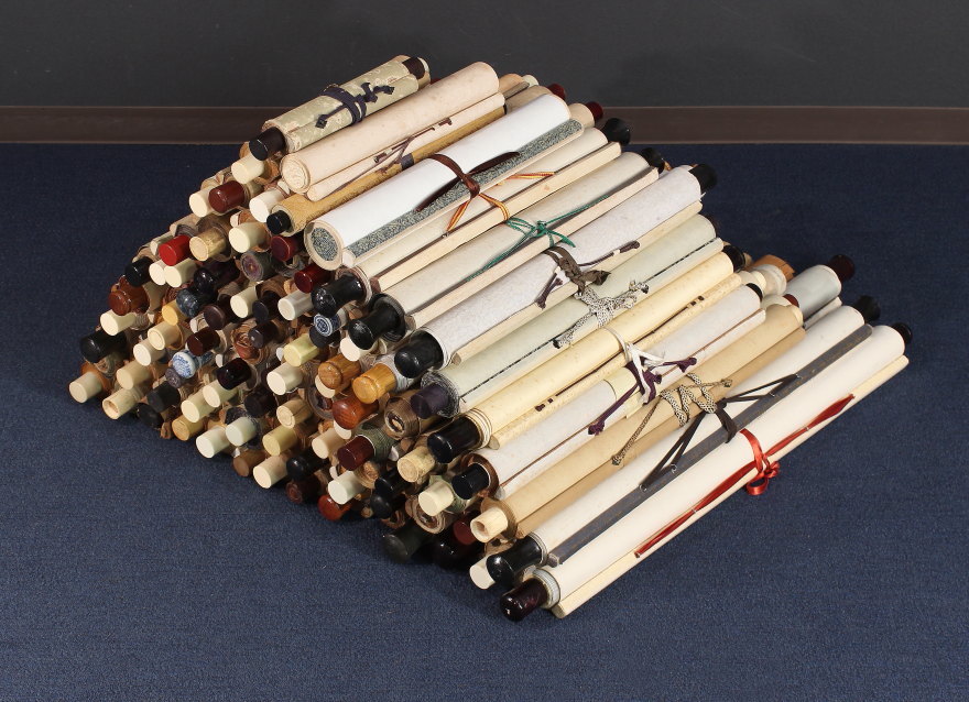 売りきり！★大量★ 掛軸まとめて100本セット 掛軸◇大量まとめ売り約100本、絹本 003 掛軸 まとめ売り 大量売り 約