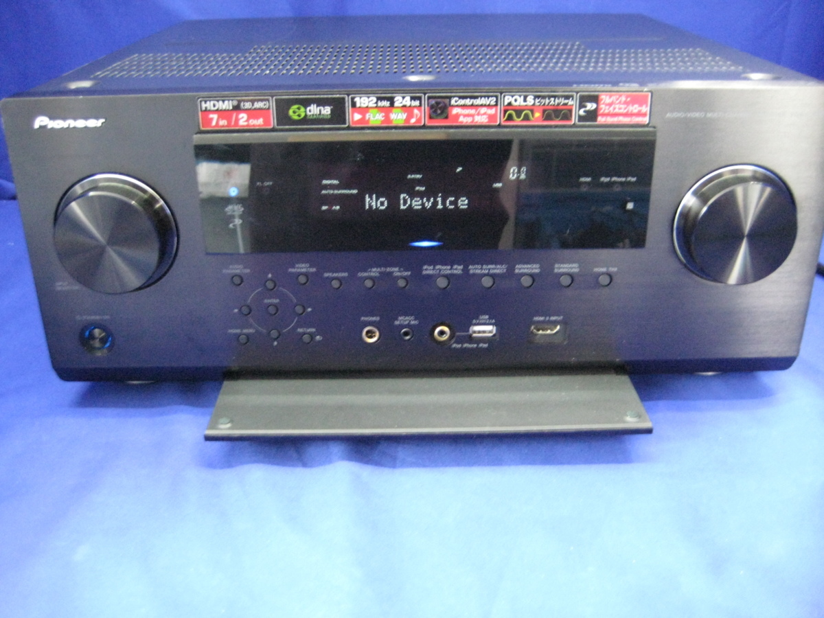 パイオニアマルチチャンネルAVアンプVSA－LX55通電動作未確認