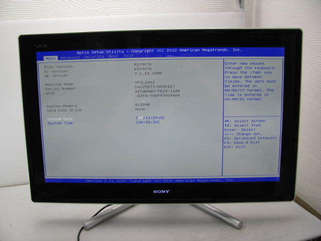 SONY PCG-21511N モニタ一体型 ジャンク i7