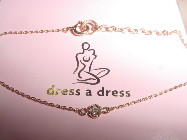 レディース dress a dressゴールド ブレスレット