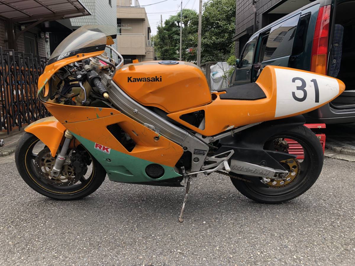 バイク H*I様 ZXR250 ZX250A 希少!! 純正 丸目2灯式 ヘッドライト