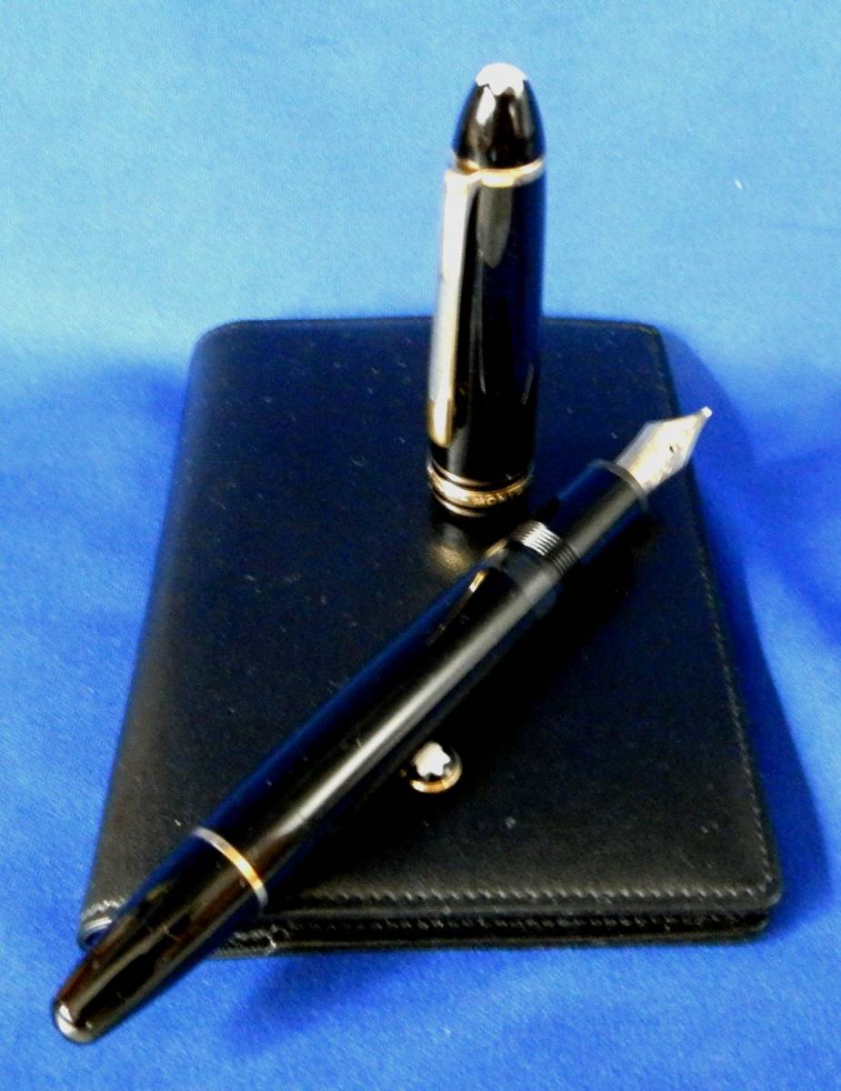 ジャンクMONT BLANC モンブラン 万年筆 146／全金 ペン先14C