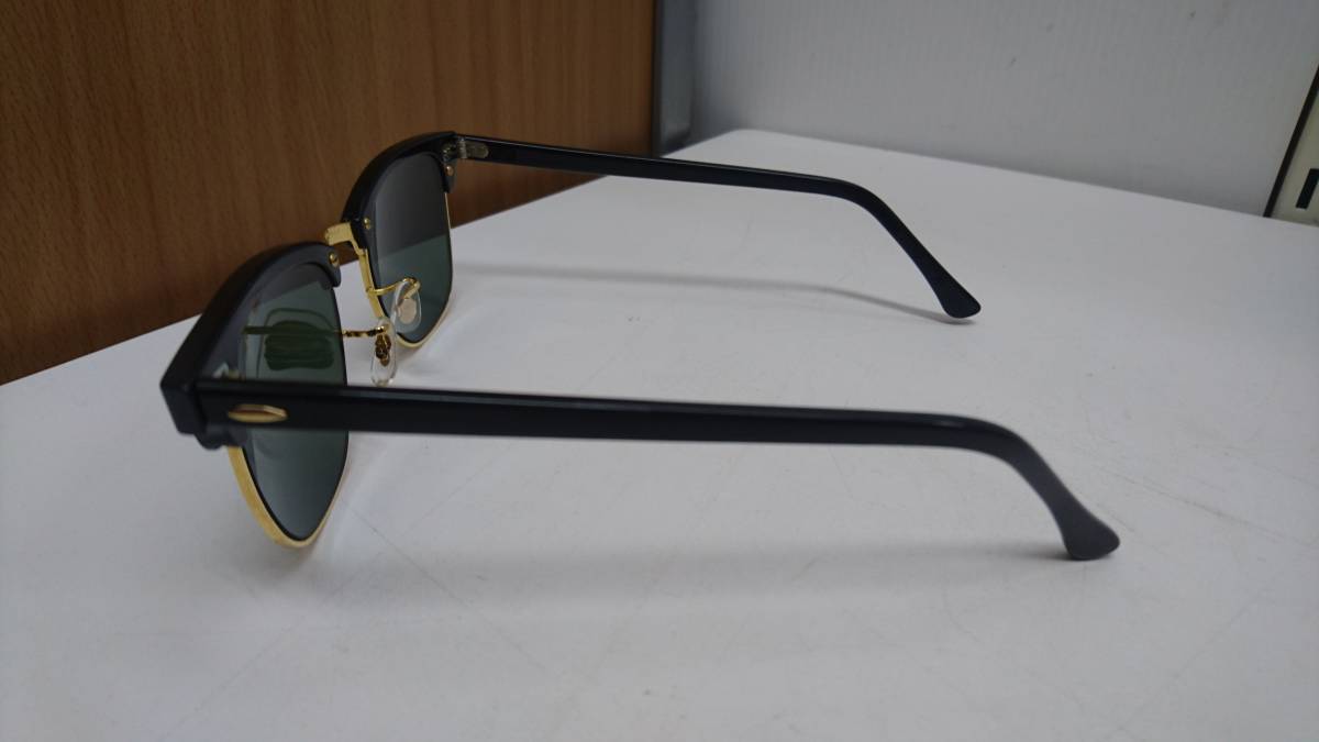 Ray-Ban サングラス CLUBMASTER ブラック 黒 W0365 レイバン B&L 