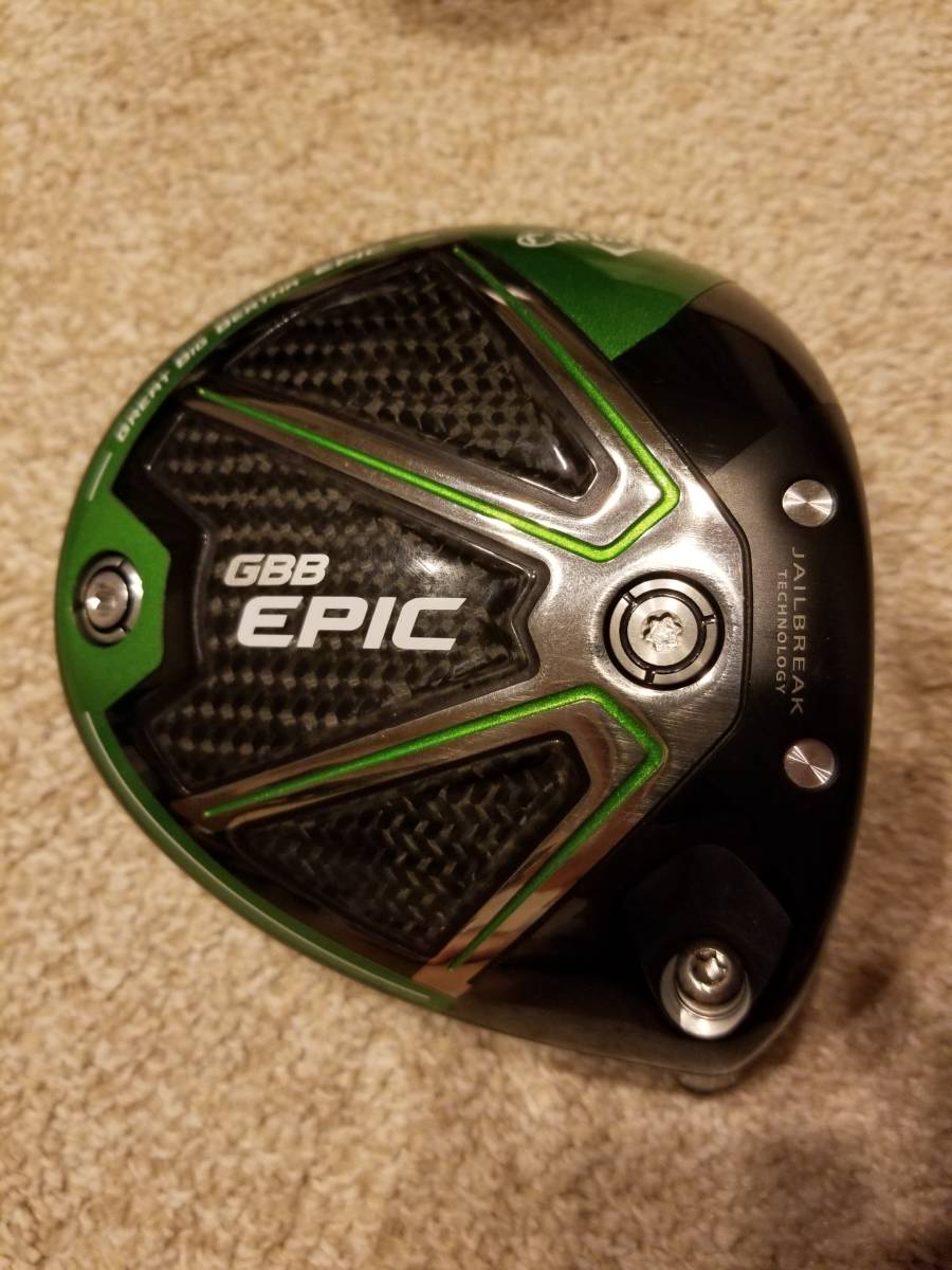 キャロウェイ　エピックフラッシュ　サブゼロ　10.5° ヘッドのみ　キズあります Epic サブゼロ 10.5 ヘッド単品 キズ修正ありのため激安中古！その他