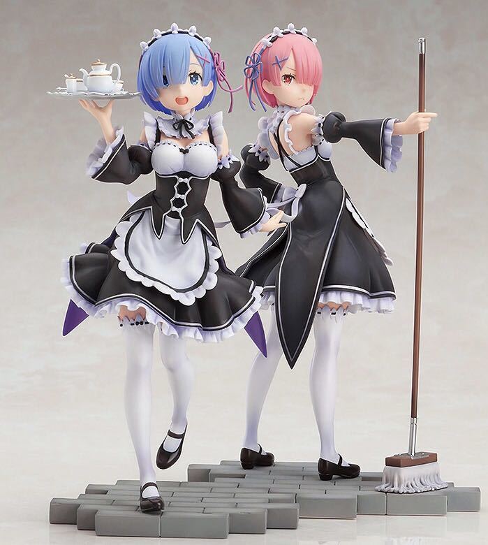 Re：ゼロから始める異世界生活 レム ラム 1/7 完成品フィギュア 