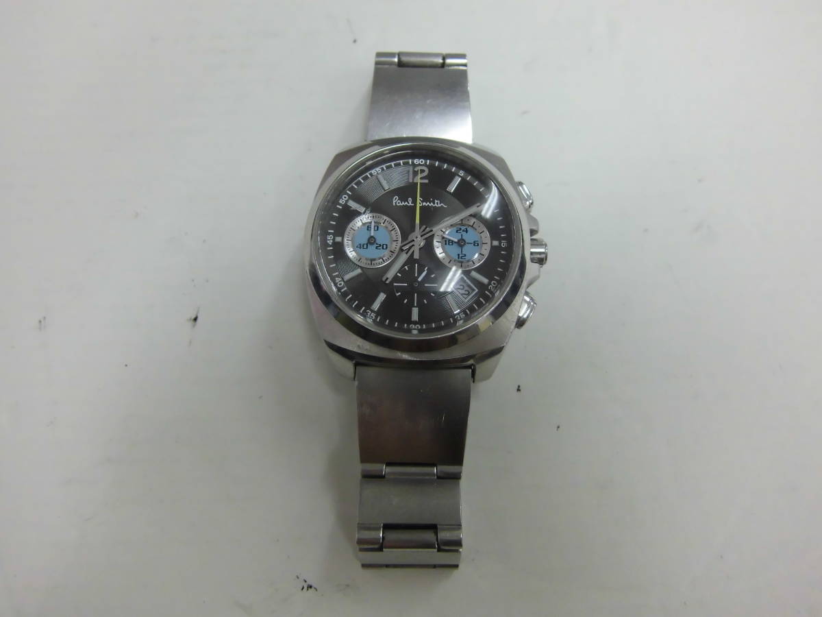☆ Paul Smith ポールスミス GN-4W-S クロノグラフ 腕時計 1円スタート