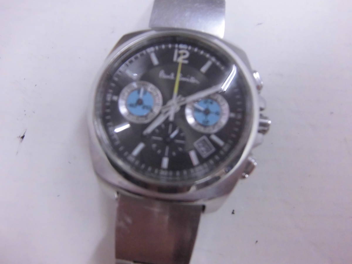 ☆ Paul Smith ポールスミス GN-4W-S クロノグラフ 腕時計 1円スタート