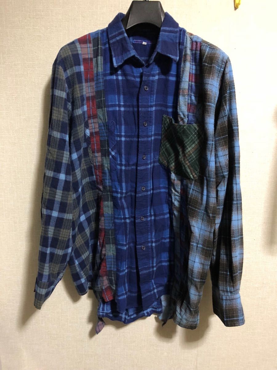 rebuild by needles リビルドバイニードルス リメイク ネルシャツ 再