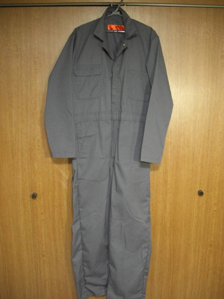 【人気定番，お買い得】 サイズ40 試着のみ良品 REDKAP レッドキャップ カバーオール つなぎ チャコール グレー(つなぎ、オーバーオール)｜売買されたオークション情報、yahooの商品情報をアーカイブ公開 - オークファ つなぎ、オーバーオール