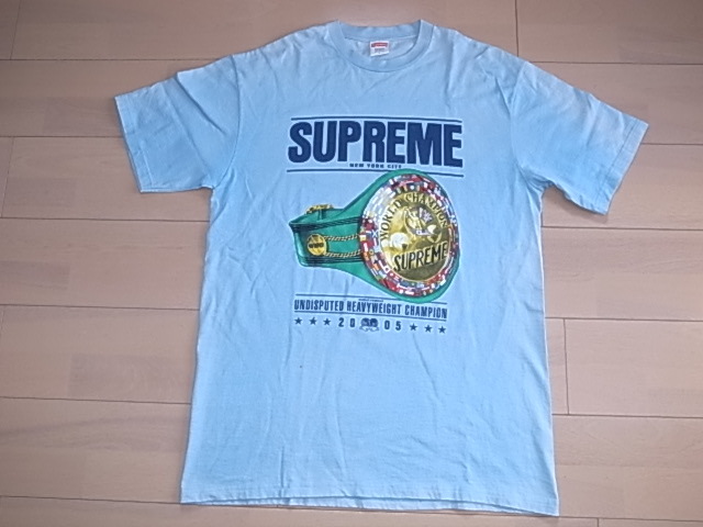 ☆ 初期 2005年 05 SUPREME シュプリーム Championship Belt Tee